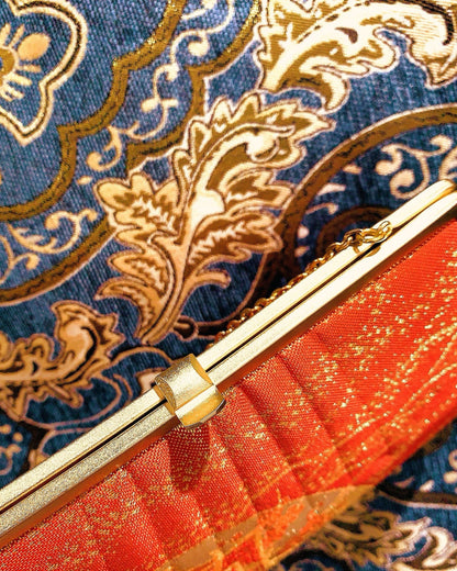 🇯🇵JAPAN Vintage ♡ Bags(Frame Purse/Frame Clutch/Kuchi Bag/Wallet)｜ 🇯🇵日本古著 ♡ 手袋(金襴錦織西陣織和裝手袋/口金袋/銀包)｜🔎 ss-vin162