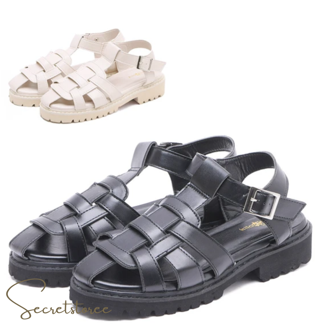 🇯🇵日本 sandal 厚底織帶羅馬涼鞋 サンダル ★ 產品編號🔎 SS-jsu59-5780101