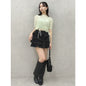 (50%off)🇯🇵 JAPAN ♥ Gathered Ribbon Lace Top (Green)  褶皺緞帶蕾絲上衣(綠色)  (2色) jrw26484