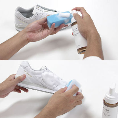 🇯🇵Japanese COLUMBUS sneaker deodorizing and antibacterial cleaning foam for white shoes, rinse-free snakers care foam shampoo plus [suitable for cloth tote bags, canvas shoes, sneakers]