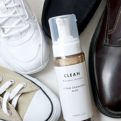 🇯🇵Japanese COLUMBUS sneaker deodorizing and antibacterial cleaning foam for white shoes, rinse-free snakers care foam shampoo plus [suitable for cloth tote bags, canvas shoes, sneakers]