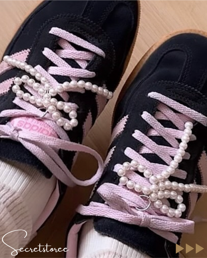 🇰🇷Korean-made pearl bow shoe buckle decoration (one pair) ★ Product No.🔎 SS-sb111850