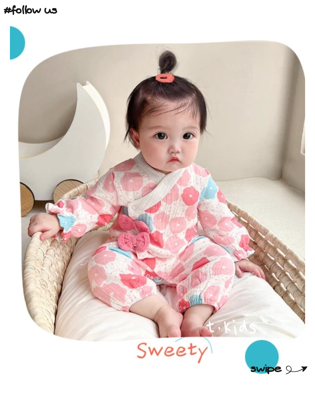 🇯🇵日本｜Jinbei rompers for babies, newborns, kids, children's clothing 花花蝴蝶結兒童浴衣甚平
甚平ロンパース　ベビー　新生児　キッズ　子供服