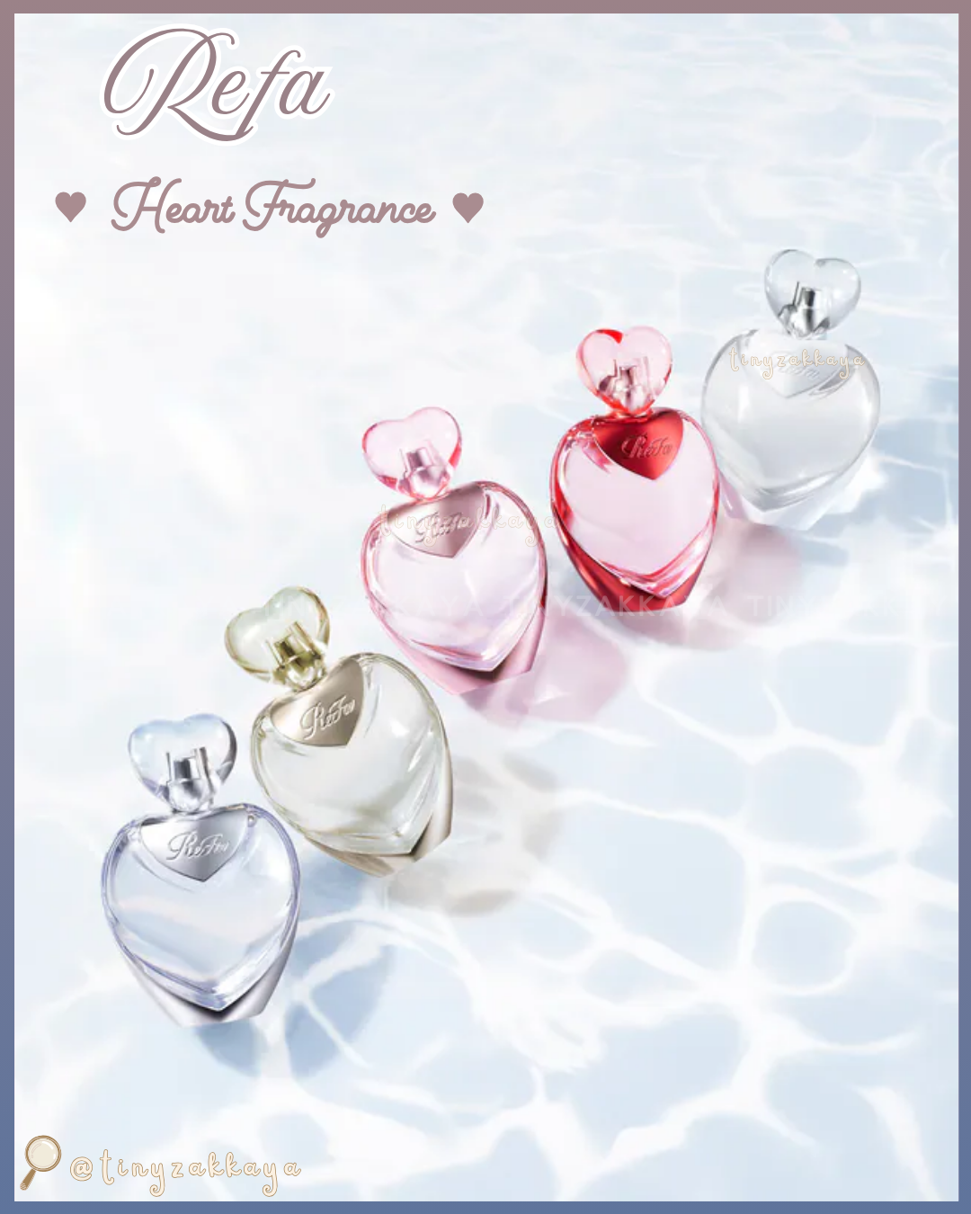 🇯🇵日本 ♥ REFA Heart Hair Fragrance 50ml
限定心型香氣護髮噴霧頭髮香水｜5隻都香！超浪漫心動之選！選擇困難症！｜
