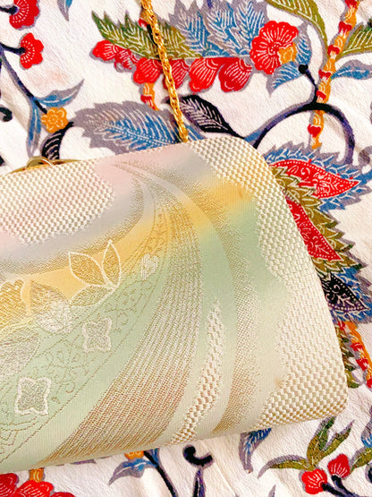 🇯🇵JAPAN Vintage ♡ Bags(Frame Purse/Frame Clutch/Kuchi Bag/Wallet)｜ 🇯🇵日本古著 ♡ 手袋(金襴錦織西陣織和裝手袋/口金袋/銀包)｜🔎 ss-vin337