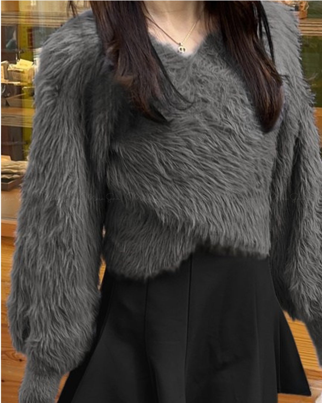 🇯🇵 JAPAN ♥ 交叉馬海毛上衣（5色）🔎 ɪᴛᴇᴍ ɴᴏ：SS-JGKZ4480