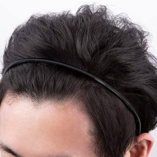 🇯🇵日本 貝印 HA1301 彈簧式頭箍 黑色 KAI HA1301 Spring Type Headband Black HA1301スプリングタイプカチューシャ黒