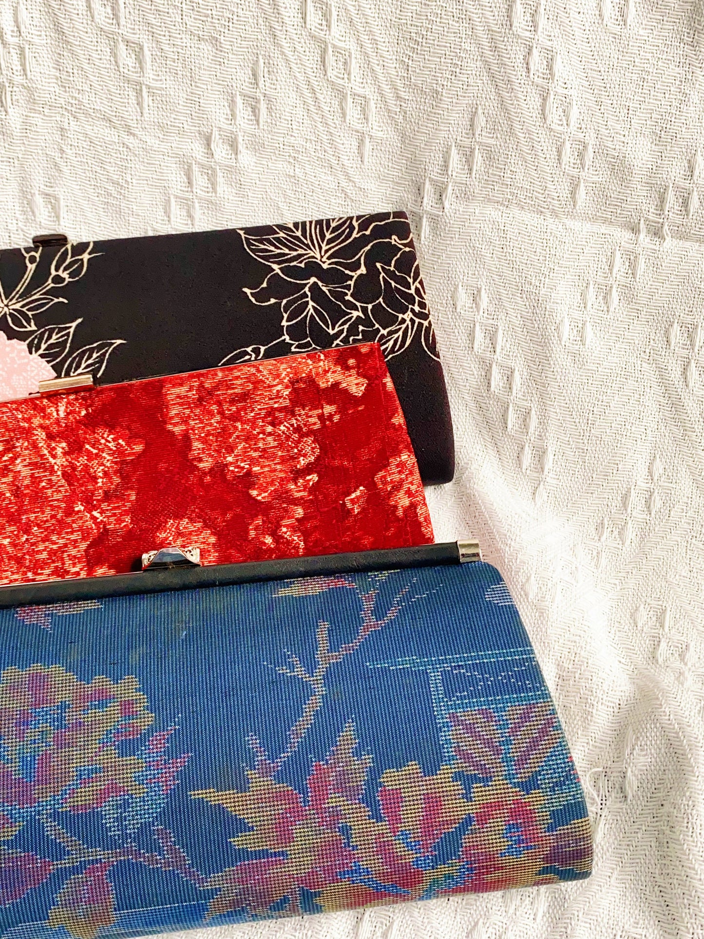 🇯🇵JAPAN Vintage ♡ Bags(Frame Purse/Frame Clutch/Kuchi Bag/Wallet)｜  🇯🇵日本古著 ♡ 手袋(金襴錦織西陣織和裝手袋/口金袋/銀包)｜🔎 ss-vin229｜ss-vin230｜ss-vin231