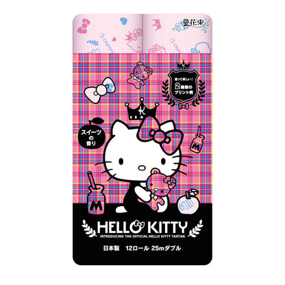 🇯🇵Japan SANRIO Hello Kitty Roller Double Layer Toilet Paper 12 Rolls Hello Kitty Regular 25M Double 12 Rolls ハローキティプリントロールダブル