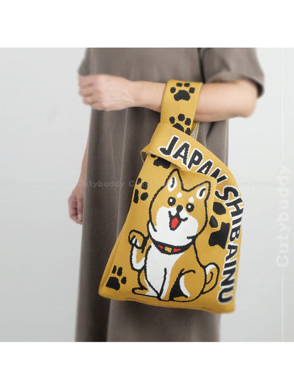 🇯🇵Japan♡ 2025 Latest Popular Japanese Pattern Knitted Vest Bag
 santos 2025 JapaneseStyle Knitted Vest Bag ニットバッグ