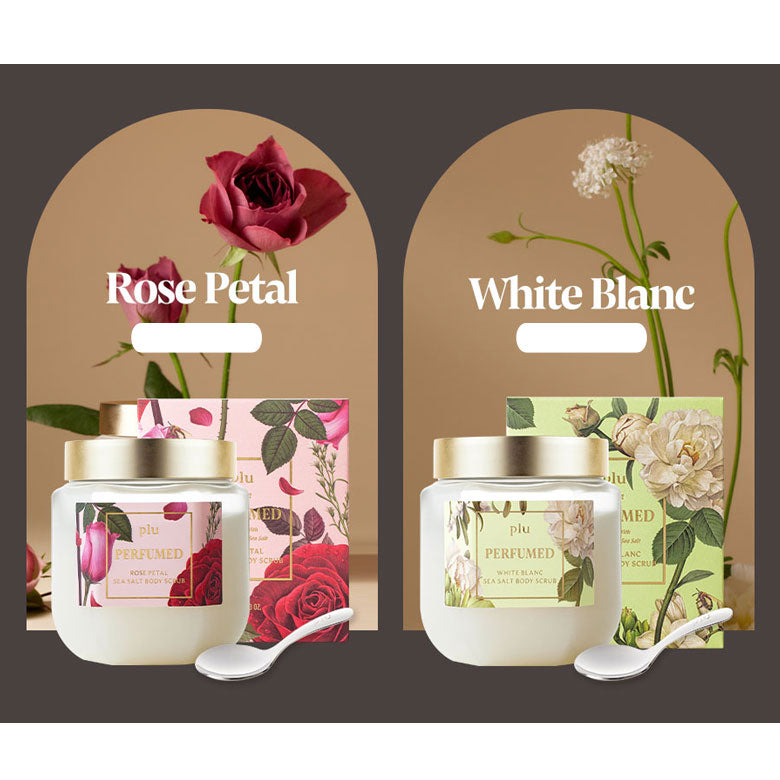 🇰🇷韓國｜來個保濕去角質死皮SPA｜PLU Perfumed Sea Salt Body Scrub 深層瑩亮身體磨砂鹽磨砂膏500g