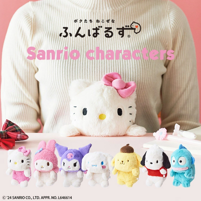 🇯🇵日本 ♡ SANRIO 改善坐姿公仔 姿勢 矯正 SANRIO characters Posture Pal Support for hunchback correction posture improvement ふんばるず サンリオキャラクターズ コラボ(ハローキティ/マイメロディ/クロミ/シナモロール/ポムポムプリン/ポチャッコ/ハンギョドン)
