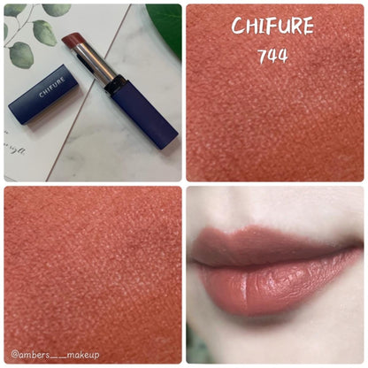 (每月優惠)🇯🇵日本 CHIFURE 持久啞緻細長型色澤藍管唇膏 Lipstick Rouge Y ちふれ リップスティック