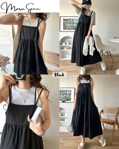 🇯🇵日本 格紋喇叭型吊帶連身裙 ◇ Japan Plaid Flared Slip Dress 🔎 ɪᴛᴇᴍ ɴᴏ：SS-jzrce1010442