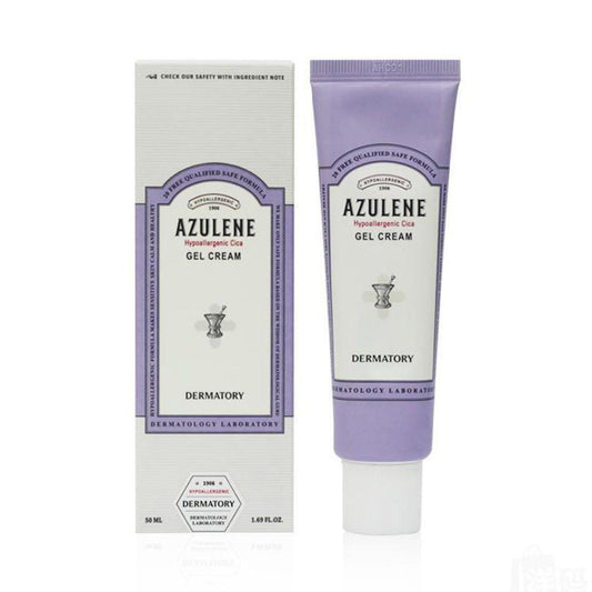 🇰🇷韓國| 淡化痘印和泛紅🌿改善敏感膚質| CLIO DERMATORY溫和修護凝膠面霜  Azulene Hypoallergenic Cica cream (50ml)