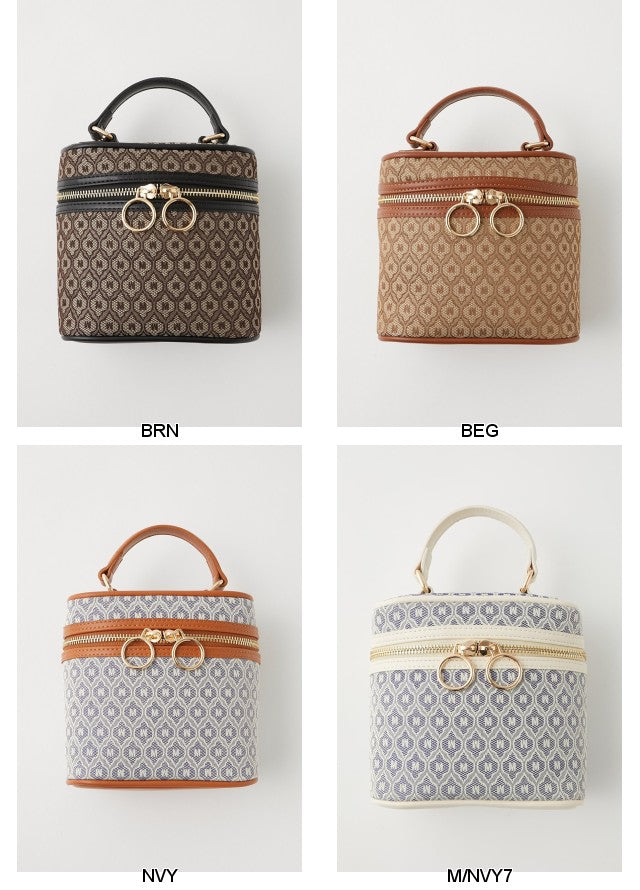 🇯🇵日本｜復古感十足｜MOUSSY MONOGRAM VANITY 水桶袋 モノグラム バニティーバッグ バッグ