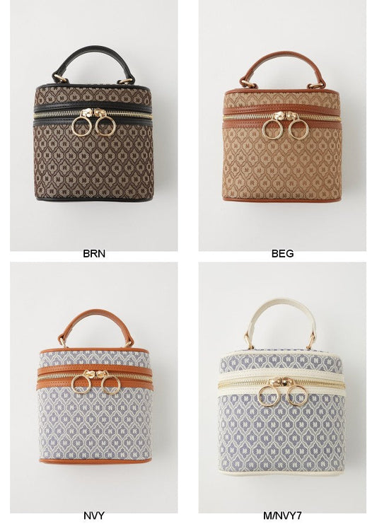🇯🇵日本｜復古感十足｜MOUSSY MONOGRAM VANITY 水桶袋 モノグラム バニティーバッグ バッグ