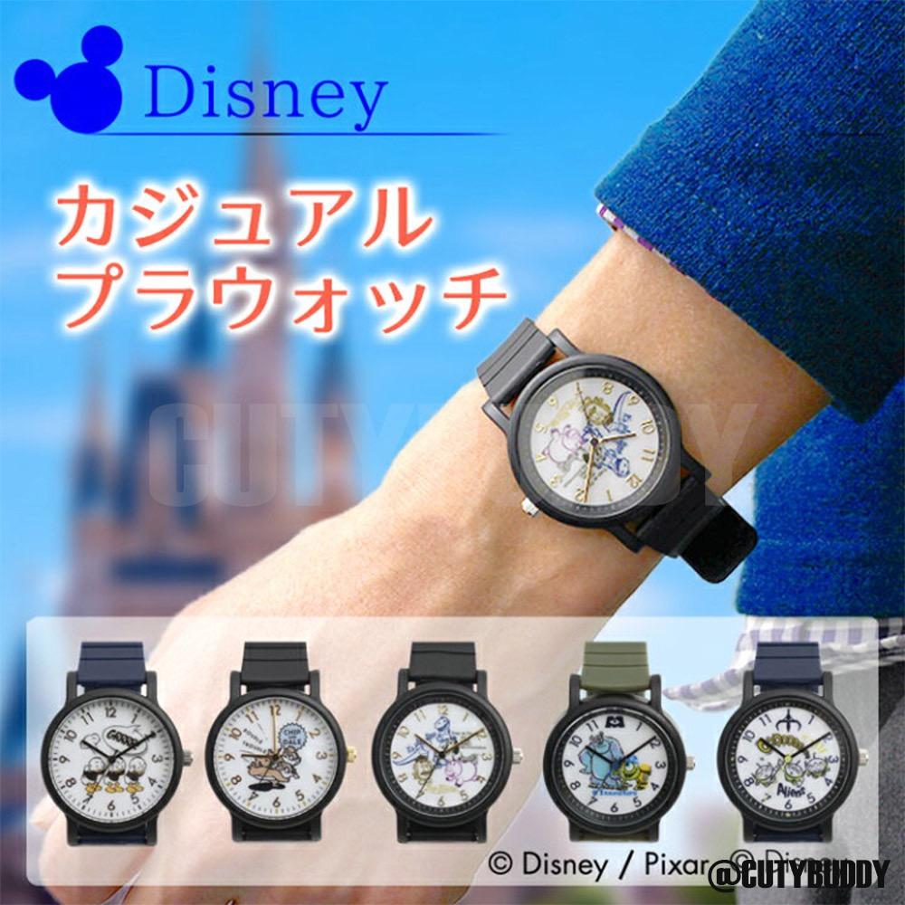 🇯🇵日本 DISNEY  J-AXIS生活防水電子手錶 WD-H02橡膠系列 米奇 米妮 奇奇蒂蒂 三眼仔 毛毛大眼仔 腕錶