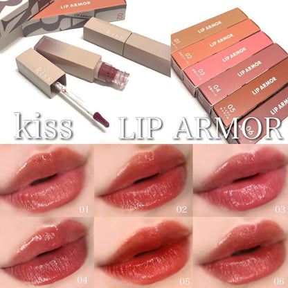 🇯🇵日本 ♥ KISS Lip Armor Tint Lipgloss 伊勢半不掉色盔甲光澤持久染色唇釉 5g