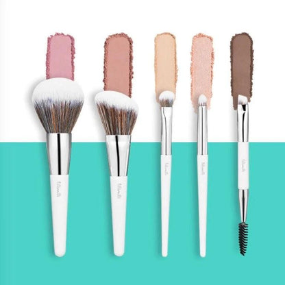 (特價售完即止)🇰🇷韓國｜新手都適合｜FILLIMILLI Mini Makeup Brush Set 一套五支全面用化妝掃套裝(送收納袋) 필리밀리 미니메이크업브러시세트