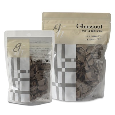 🇯🇵日本｜溫和去除黑頭角質，主攻收細毛孔｜GHASSOUL 摩洛哥天然火岩泥面膜 ガスール固形 Tablet Wash-off Clay Mask