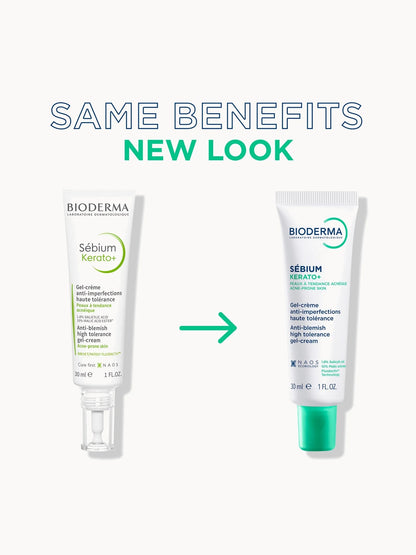 🇪🇺歐美 ♥ BIODERMA Sebium Kerato+ Anti-Blemish Gel Cream For Acne Prone Skin 3D水楊酸控油粉刺淨痘除印保濕啫喱霜精華 30ml ＼油痘肌、粉刺肌的救星！告別惱人瑕疵，重現平滑細緻的好膚質！／
