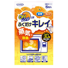 🇯🇵日本 UYEKI OH! 微波爐專用蒸氣除菌紙(5枚入) 日本製 UYEKI OH! Cleansing Steam Pad for Microwave oven UYEKI Oh！レンジDEふくだけキレイ