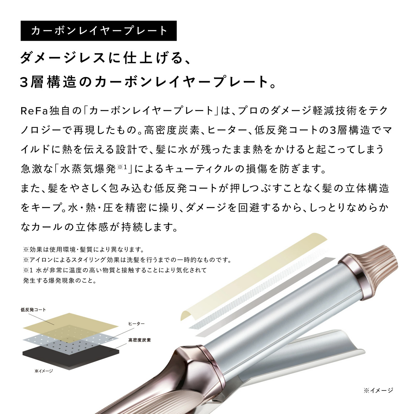 🇯🇵日本 ♥ ReFa CURL IRON PRO+  黎珐專業亮澤捲髮棒32mm (Champagne Greige 香檳米灰色) リファカールアイロン プロ＋