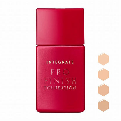 🇯🇵日本｜貼薄易上面，擺脫厚重底妝｜SHISEIDO Integrate Pro Finish Foundation 完美粉底液 SPF30 PA +++ インテグレート プロフィニッシュリキッド