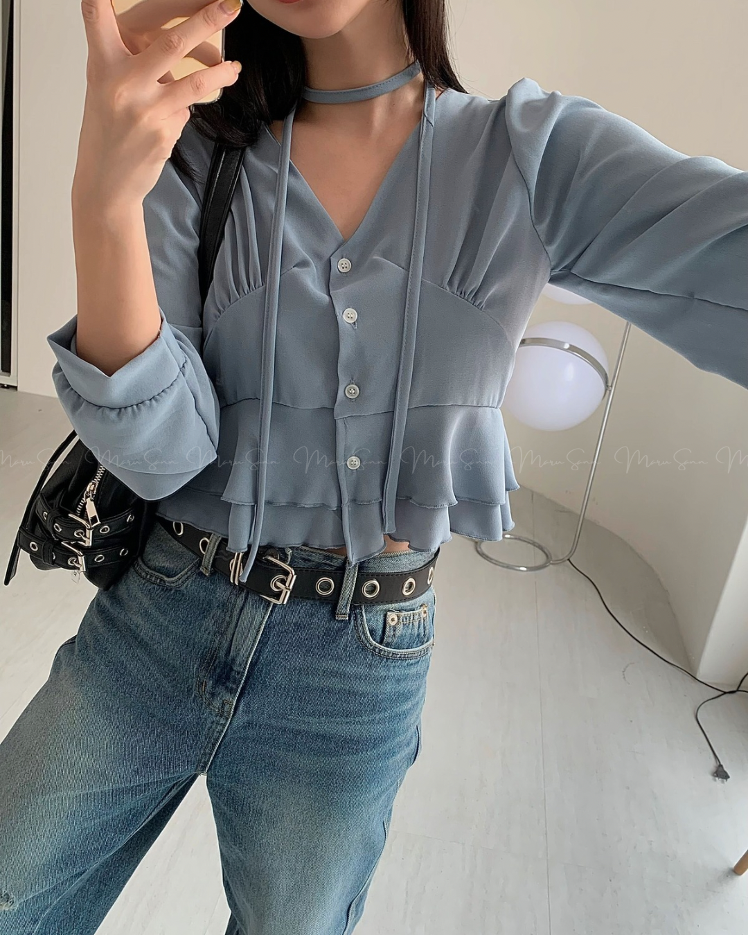 🇰🇷KOREA ♥ 荷葉邊襯衫 Ruffled shirt SS-KSS98935388