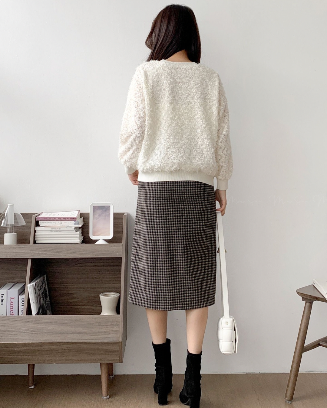 🇰🇷KOREA ♥ Shaggy mohair fur Knit Sweaters 毛茸茸的馬海毛針織毛衣 SS-KSS98974894