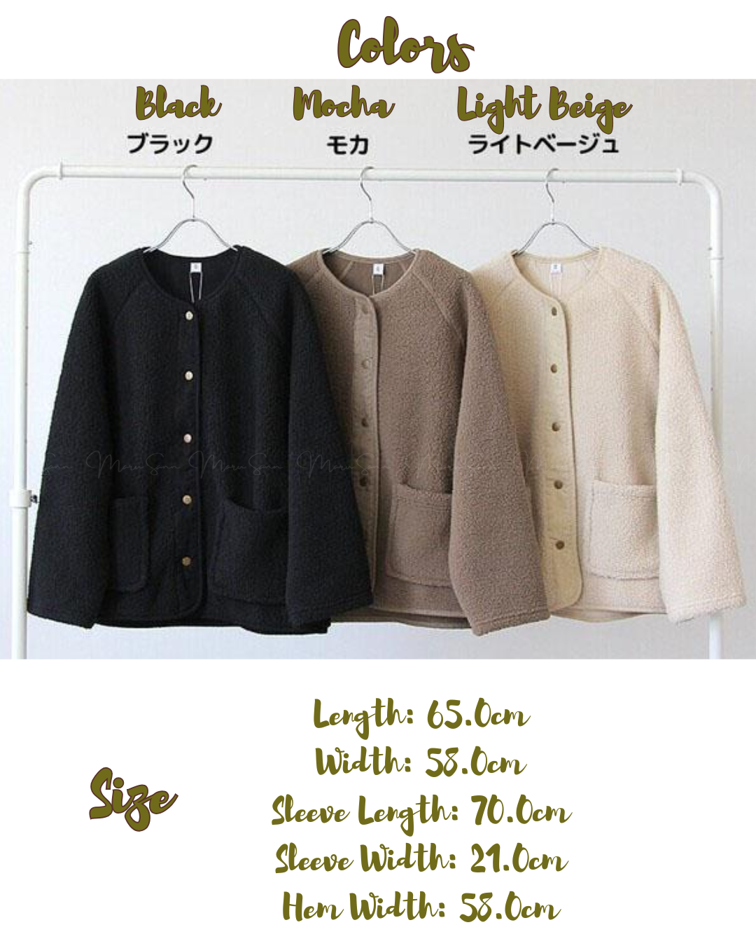 🇯🇵 JAPAN ♥ iro no hi Lambswool coat  ♥ 羊羔絨外套 🔎 ɪᴛᴇᴍ ɴᴏ：SS-JS25706
