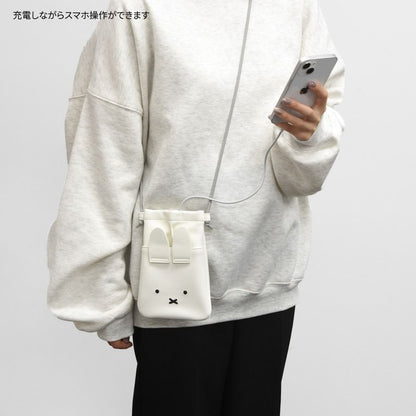 🇯🇵日本 ♡ Miffy IIIIpocket 智能手機手提電話套輕便小物迷你側斜揹袋肩 Smartphone Mobile Phone Bag Pouch イーポケット グルマンディーズ ミッフィー ダイカット スマートフォンポーチ フェイス