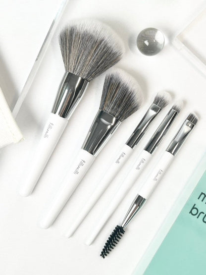 (特價售完即止)🇰🇷韓國｜新手都適合｜FILLIMILLI Mini Makeup Brush Set 一套五支全面用化妝掃套裝(送收納袋) 필리밀리 미니메이크업브러시세트