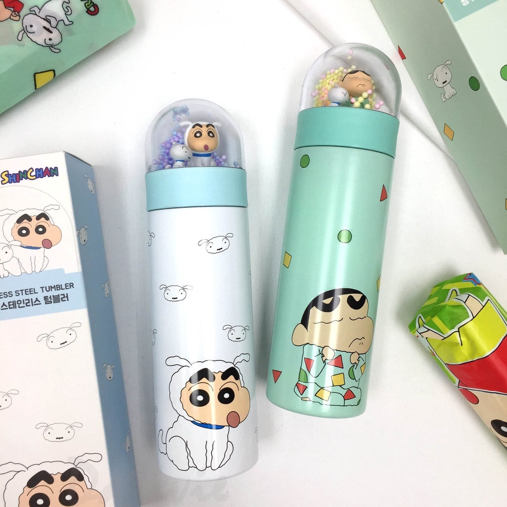 🇰🇷韓國 蠟筆小新水晶球不鏽鋼保溫杯350ml SHINCAN thermo bottle
