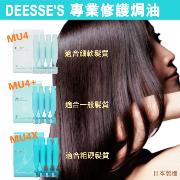 🇯🇵日本｜獲得用家一致好評｜MILBON DEESSE'S 沙龍專業修護焗油髮膜 MU4+(前男友髮膜) Deesse's Hair Treatment ミルボン ディーセス リンケージ ミュー4+