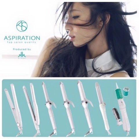 (現貨售完不補)🇯🇵日本 ASPIRATION 電髮棒 直髮夾 2way電髮棒 2WAY Curler Straightenerアスピレーション  ヘアーアイロン ストレートアイロン  カール