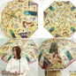 🇯🇵日本 貝兒玻璃彩繪長柄傘 Beauty and the Beast BELLE umbrella ステンドグラスアンブレラ ラプンツェル傘
