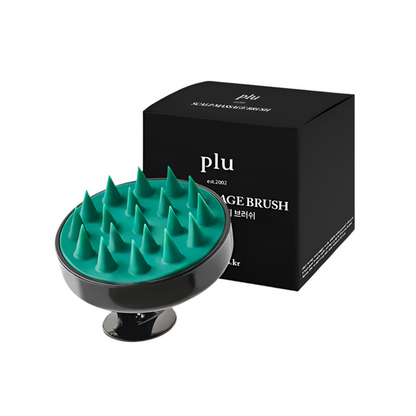 🇰🇷韓國｜向頭皮屑說再見｜PLU  頭皮護理涼感去角質磨砂200g（附頭皮清潔按摩器)  Plu Theraphy Scalp Scaling Scrub set