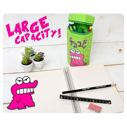 🇯🇵Japanese Crayon Shin-chan Pen Pouch Crayon Shin-chan Pen Pouch - Chocolate Cake Hexagonal Type (2 styles) クレヨンしんちゃんチョコビ type ペンポーチグリーン