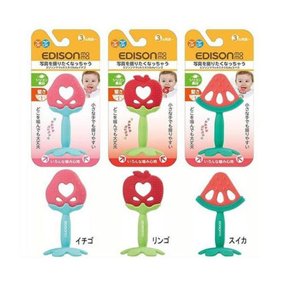 🇯🇵Japanese EDISON MAMA Teether Fruit Watermelon/Strawberry/Apple Teether Teether