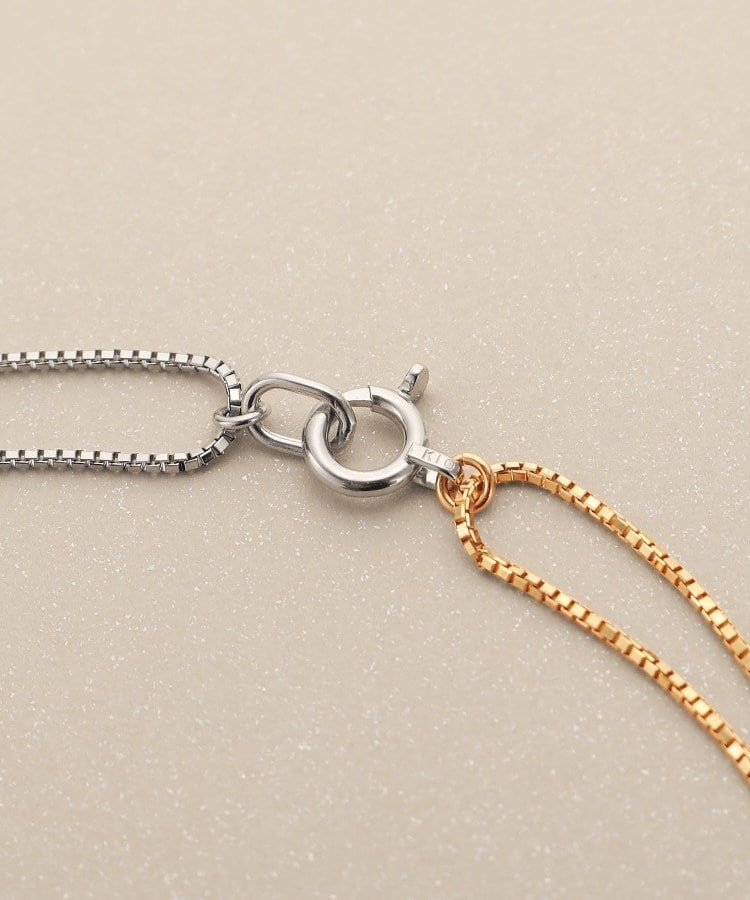 🇯🇵 JAPAN ♥ COCOSHNIK K10 Venetian Cross-Loop Bracelet (YG*WG) 威尼斯十字環手鍊