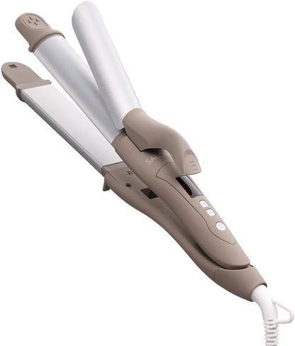 🇯🇵Japan SALONIA 2 Way Straight &amp; Curl Iron 2-use hair stick サロニアストレートカール2WAYヘアアイロン 32mm