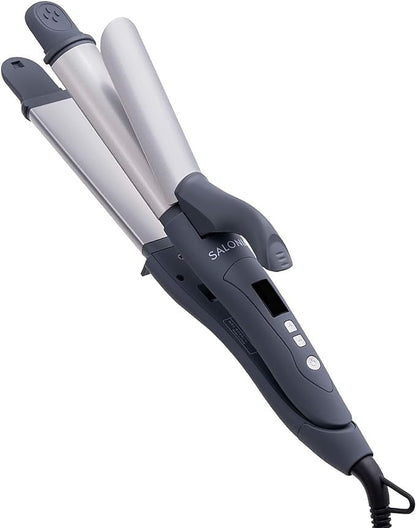 🇯🇵Japan SALONIA 2 Way Straight &amp; Curl Iron 2-use hair stick サロニアストレートカール2WAYヘアアイロン 32mm