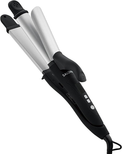 🇯🇵Japan SALONIA 2 Way Straight &amp; Curl Iron 2-use hair stick サロニアストレートカール2WAYヘアアイロン 32mm