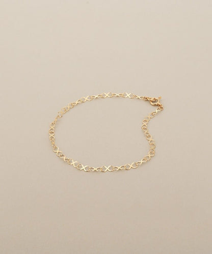 🇯🇵 JAPAN ♥ COCOSHNIK K10X Large Chain Bracelet 大8字鏈條 手鍊