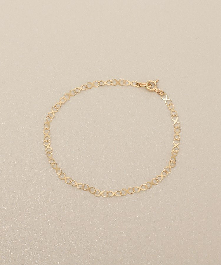 🇯🇵 JAPAN ♥ COCOSHNIK K10X Large Chain Bracelet 大8字鏈條 手鍊