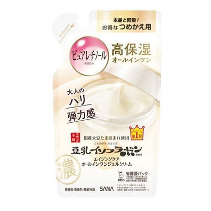 日本🇯🇵 SANA 豆乳美肌多效高保濕緊緻抗皺凝膠面霜 Soy Milk Firming Multi-effect Isoflavone Wrinkle Care Moisturizing Gel Cream 常盤薬品 サナ なめらか本舗 リンクルジェルクリーム