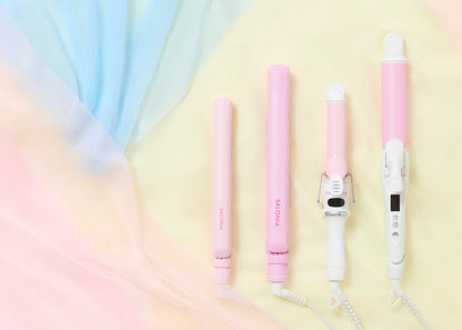 🇯🇵日本｜絕版激罕｜SALONIA 2021春限定色 直髮夾 / 2用夾  Spring Limited Clear Pink  ストレートヘアアイロン クリアピンク