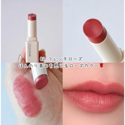 (特價售完即止) 🇯🇵日本 CEZANNE(倩麗) Sufurea Lip 梳乎厘絲絨唇膏 (01 Cashmere Red & 02 French Rose) セザンヌ　スフレアリップ　01 カシミアレッド & 02 フレンチローズ